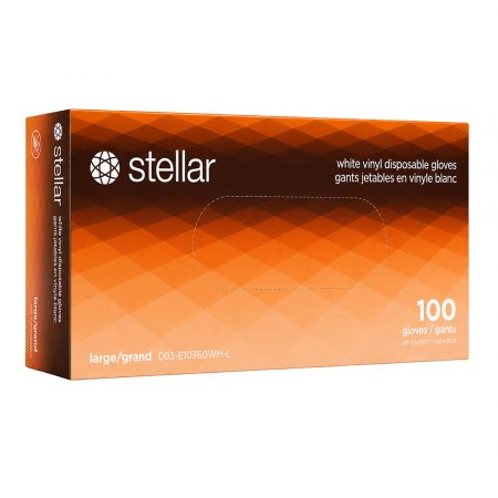 Stellar Synthetic Glove, Powder Free, White - 4 mil