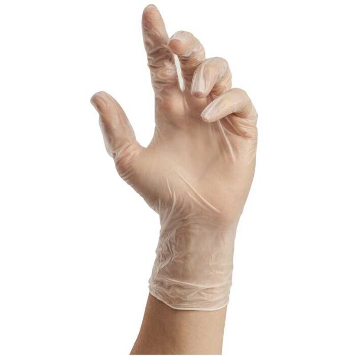 Stellar Vinyl Gloves, Powder Free, Clear - 4 mil - Image 6