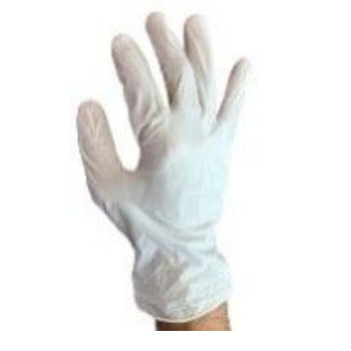 Stellar Nitrile Gloves- White, 4 mil Powder Free - Image 5