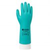 Stellar Flock Lined Nitrile Gloves- Green