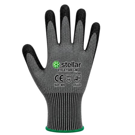 Stellar Nitrile Coated Gloves- ANSI Cut Level 6