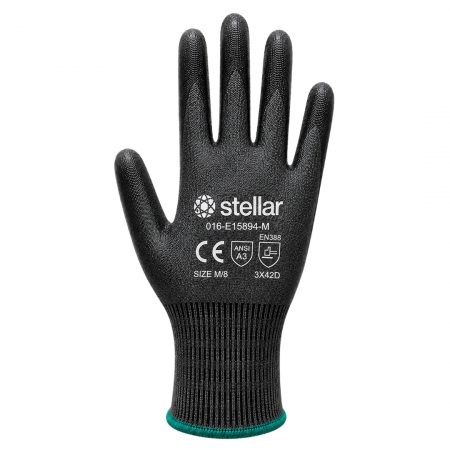Stellar PU Coated Gloves- ANSI Cut Level 4