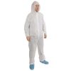 Stellar Polypropylene Coveralls with Elastics & Hood