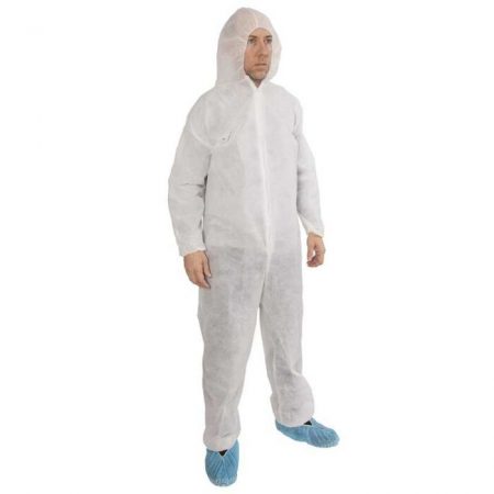 Stellar Polypropylene Coveralls with Elastics & Hood