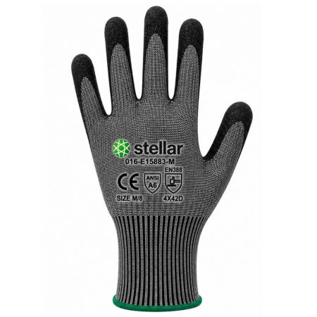 Stellar Nitrile Coated Gloves- ANSI Cut Level 6