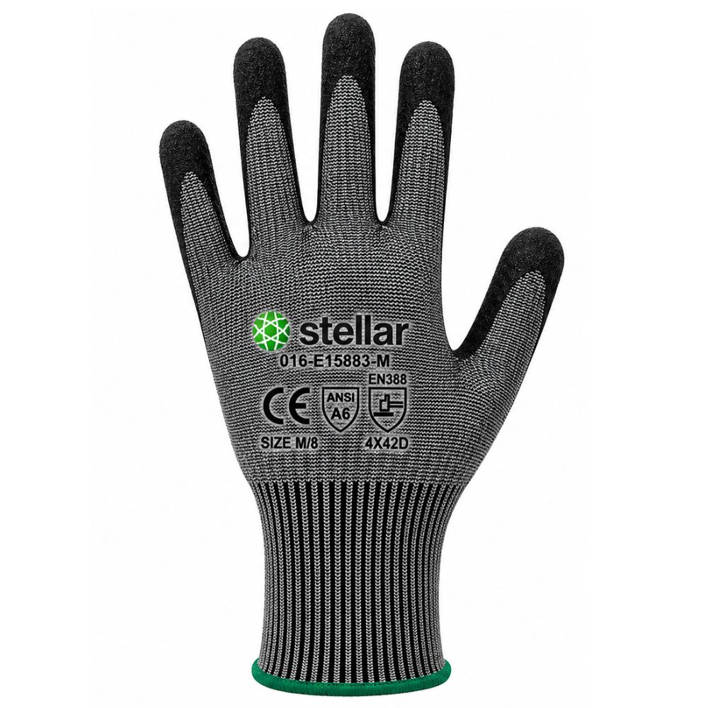 Stellar Nitrile Coated Gloves- ANSI Cut Level 6