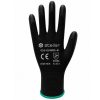 Stellar PU Coated Gloves, Polyester Liner- Black