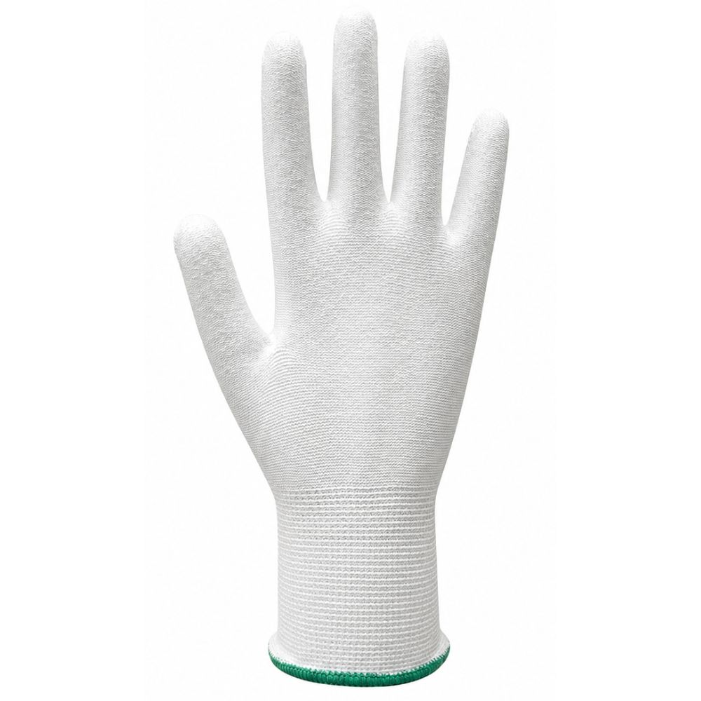 Stellar PU Coated Gloves, Polyester Liner- White - Image 2