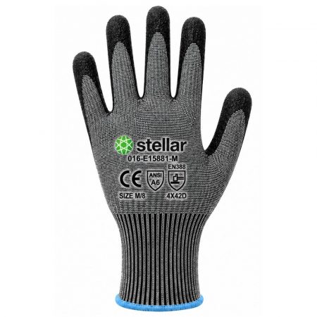 Stellar PU Coated Gloves- ANSI Cut Level 6