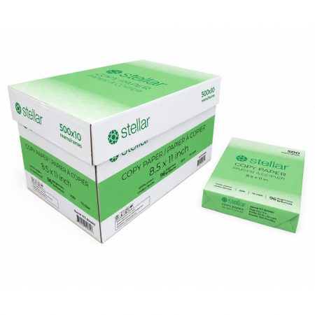 Stellar Copy Paper, White, 20lbs, 96 Bright, 8.5 x 11