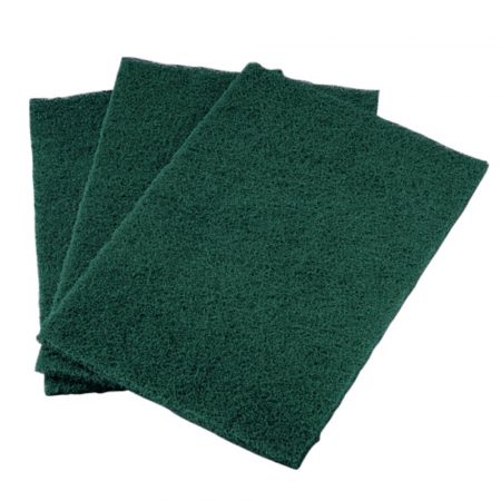 Stellar Scouring Pads, 6" x 9", Green- 100/Case