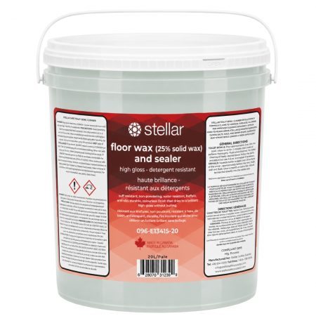 Stellar Floor Wax (25% Solid  Wax) and Sealer