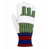 Stellar Fleece Gloves, Grain Cowhide, Fleece Lined, Men's Size, Elastic Safety Cuff, 6 Pairs / Bag